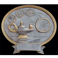Lamp of Knowledge, Oval Sport Legend Plates - 6"